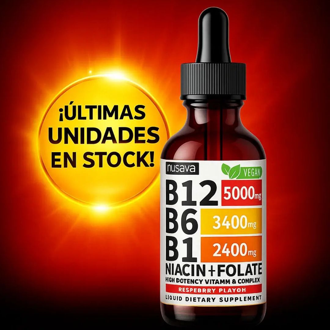 B-Complex™ con B12 – Vitaminas esenciales para tu energía diaria