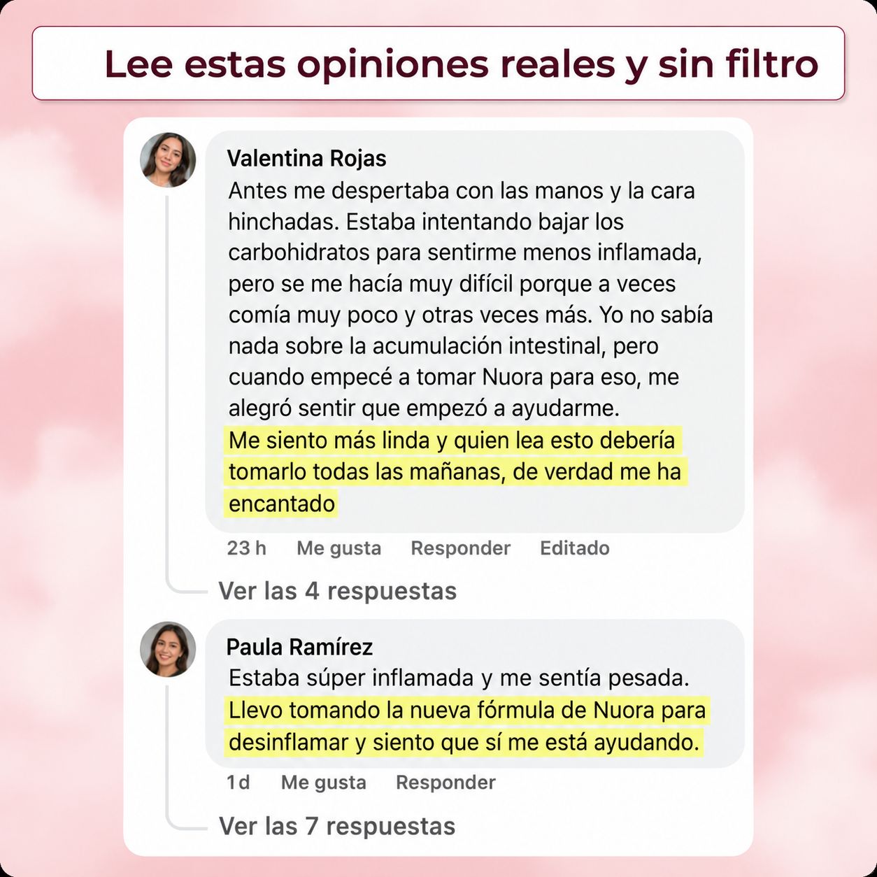 Nuora™ Fórmula Abdomen Ligero