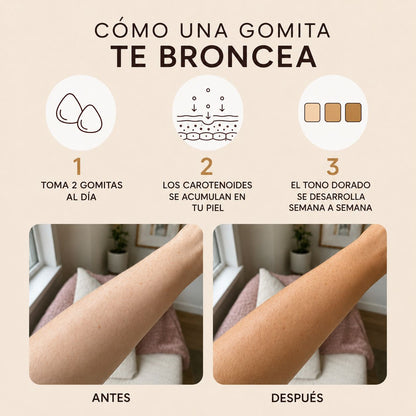 Gomitas Bronceado Dorado
