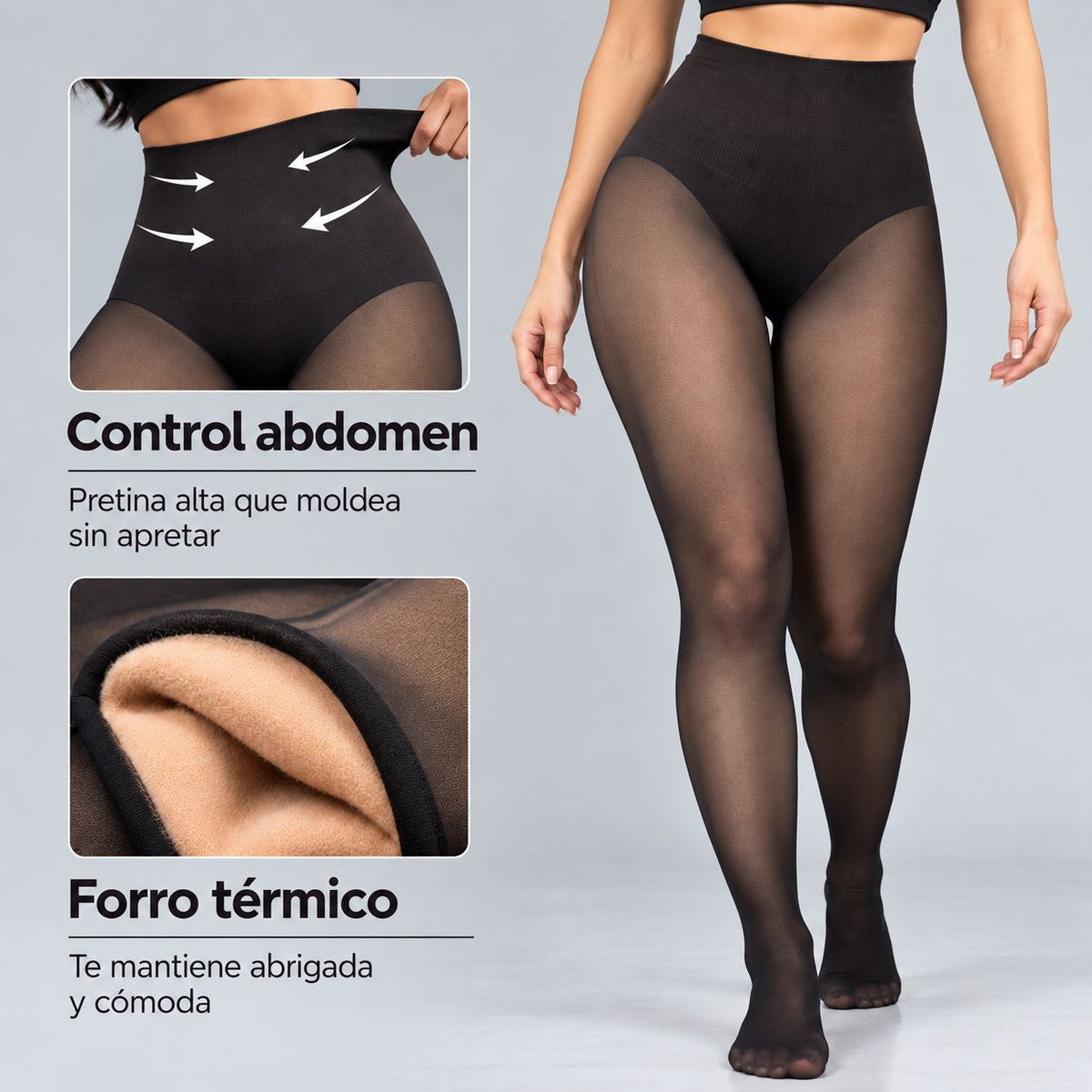 Medias Termicas Control y Push Up