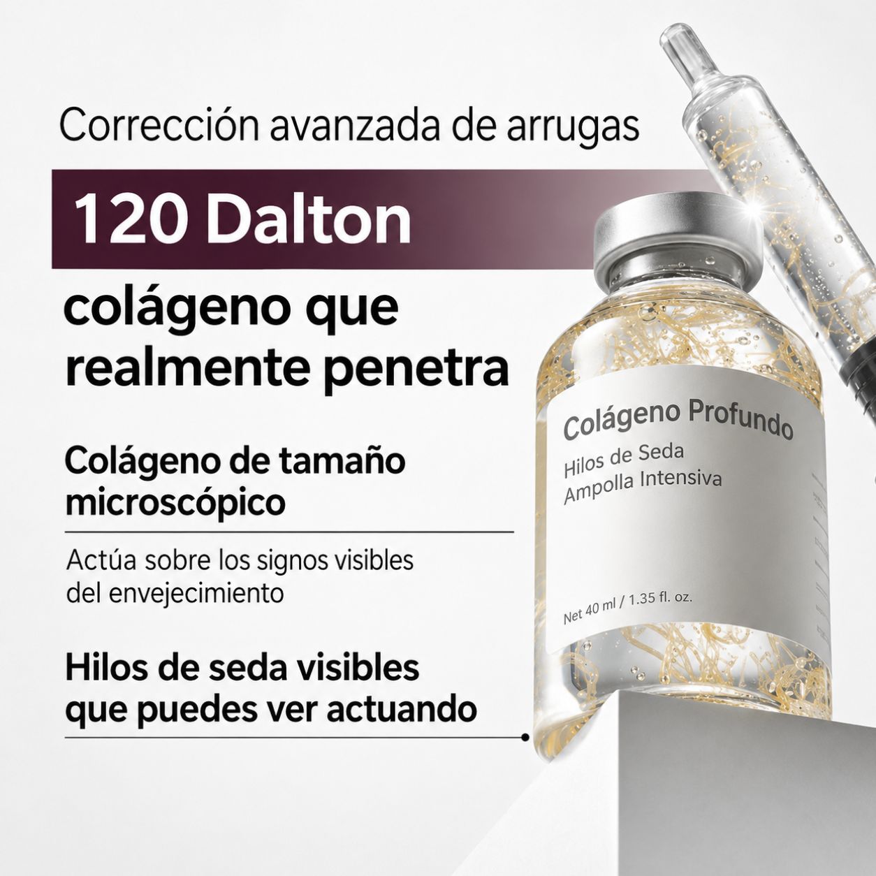 Deep Collagen Ampolla Coreana Efecto Piel Firme