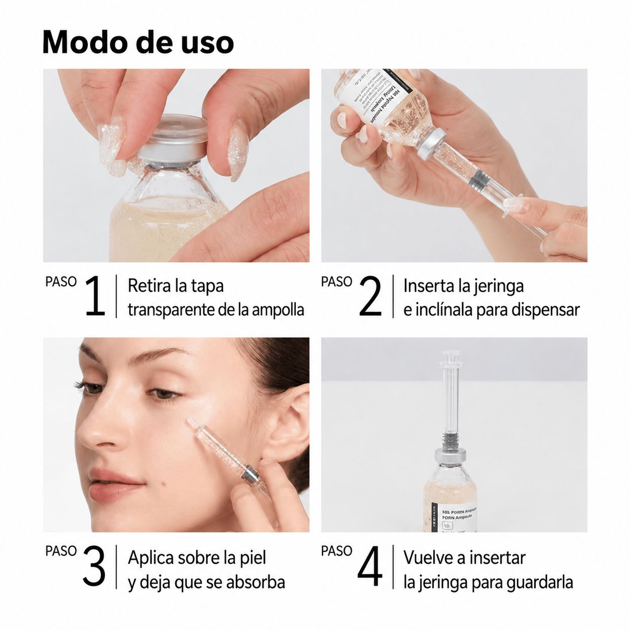 Deep Collagen Ampolla Coreana Efecto Piel Firme
