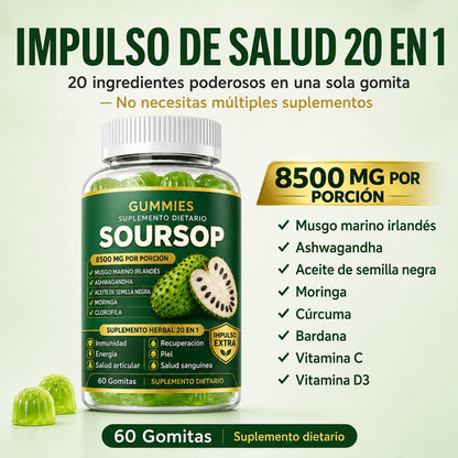 Gomitas de Guanábana 20 en 1