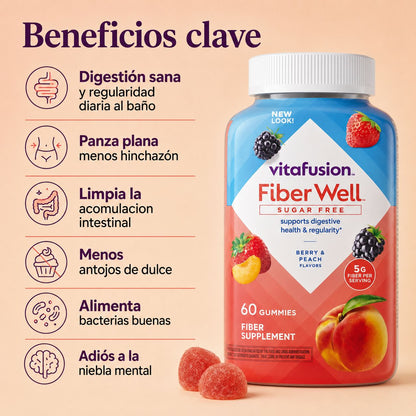 Gomitas de Fibra Detox intestinal