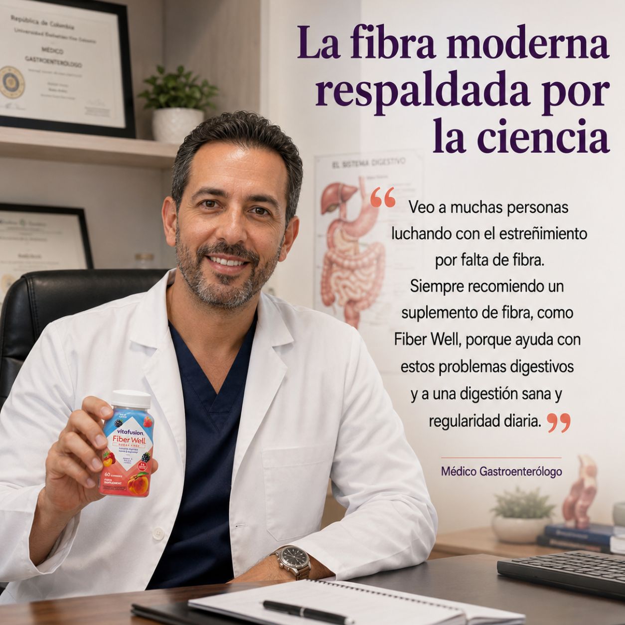 Gomitas de Fibra Detox intestinal