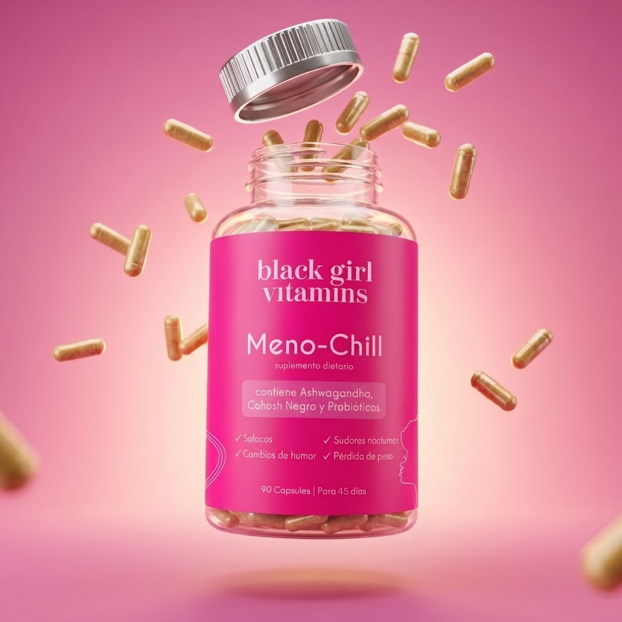 Meno-Chill Alivia los desafios de la Perimenopausia y Menopausia