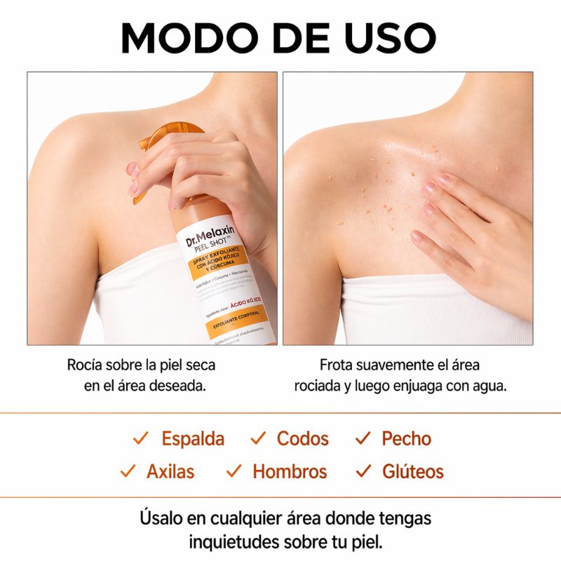 Peel Shot™ Exfoliante Corporal Kojic + Turmeric