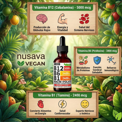 B-Complex™ con B12 – Vitaminas esenciales para tu energía diaria