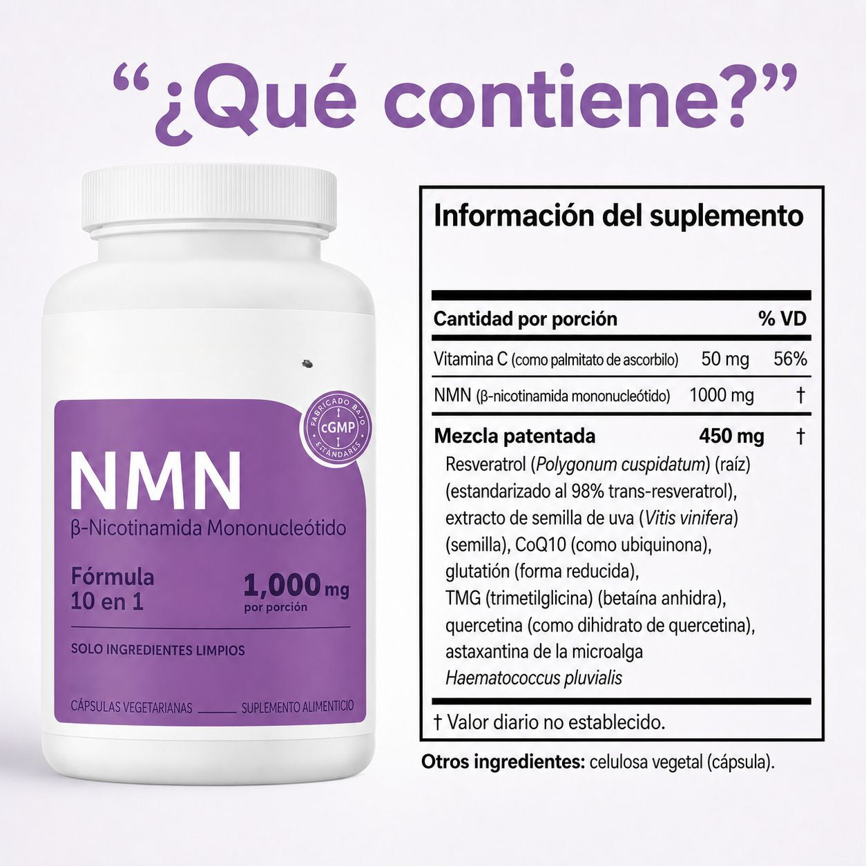NMN® Energía Celular y Longevidad
