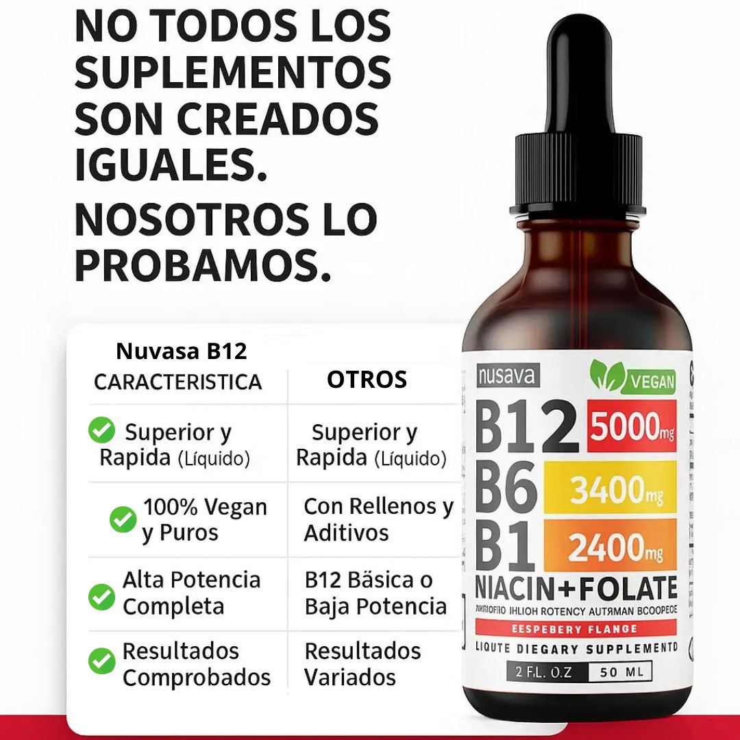 B-Complex™ con B12 – Vitaminas esenciales para tu energía diaria