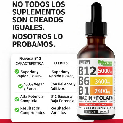 B-Complex™ con B12 – Vitaminas esenciales para tu energía diaria