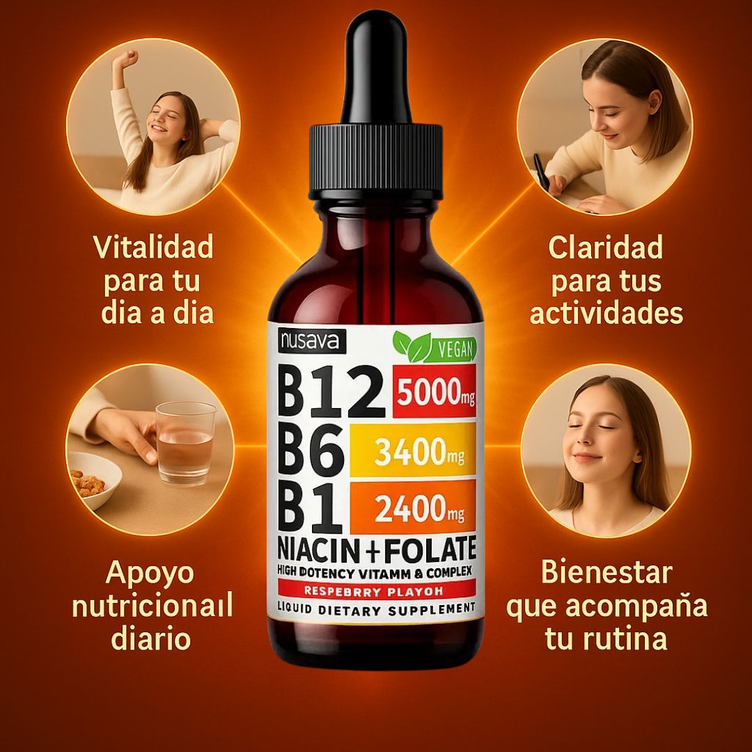 B-Complex™ con B12 – Vitaminas esenciales para tu energía diaria