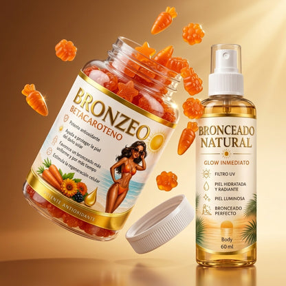 Combo bronceador