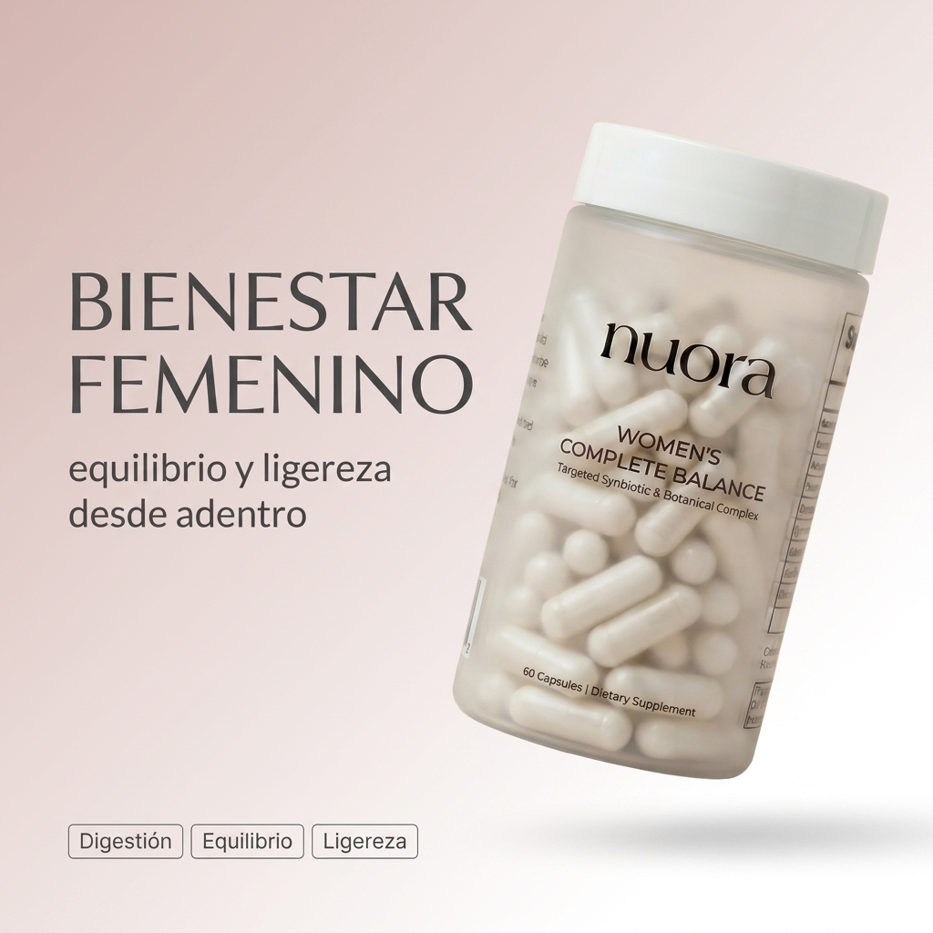 Nuora bienestar femenino equilibrio y ligereza