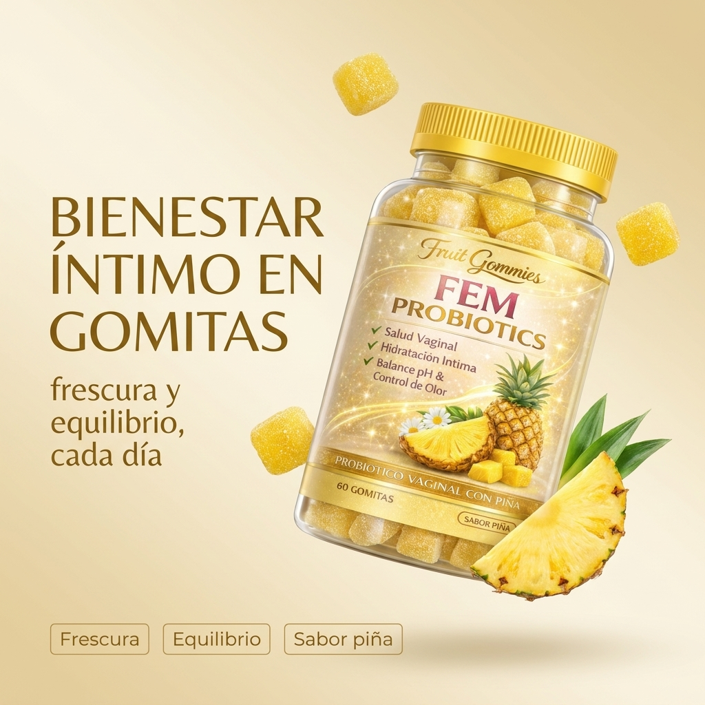 Gomitas Fem bienestar intimo frescura y equilibrio