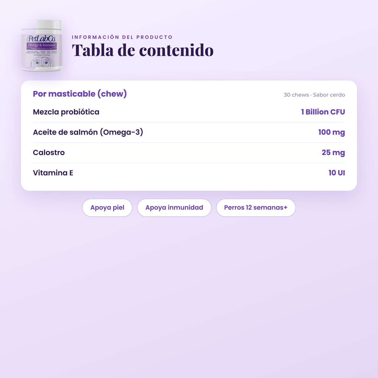 Tabla de contenido